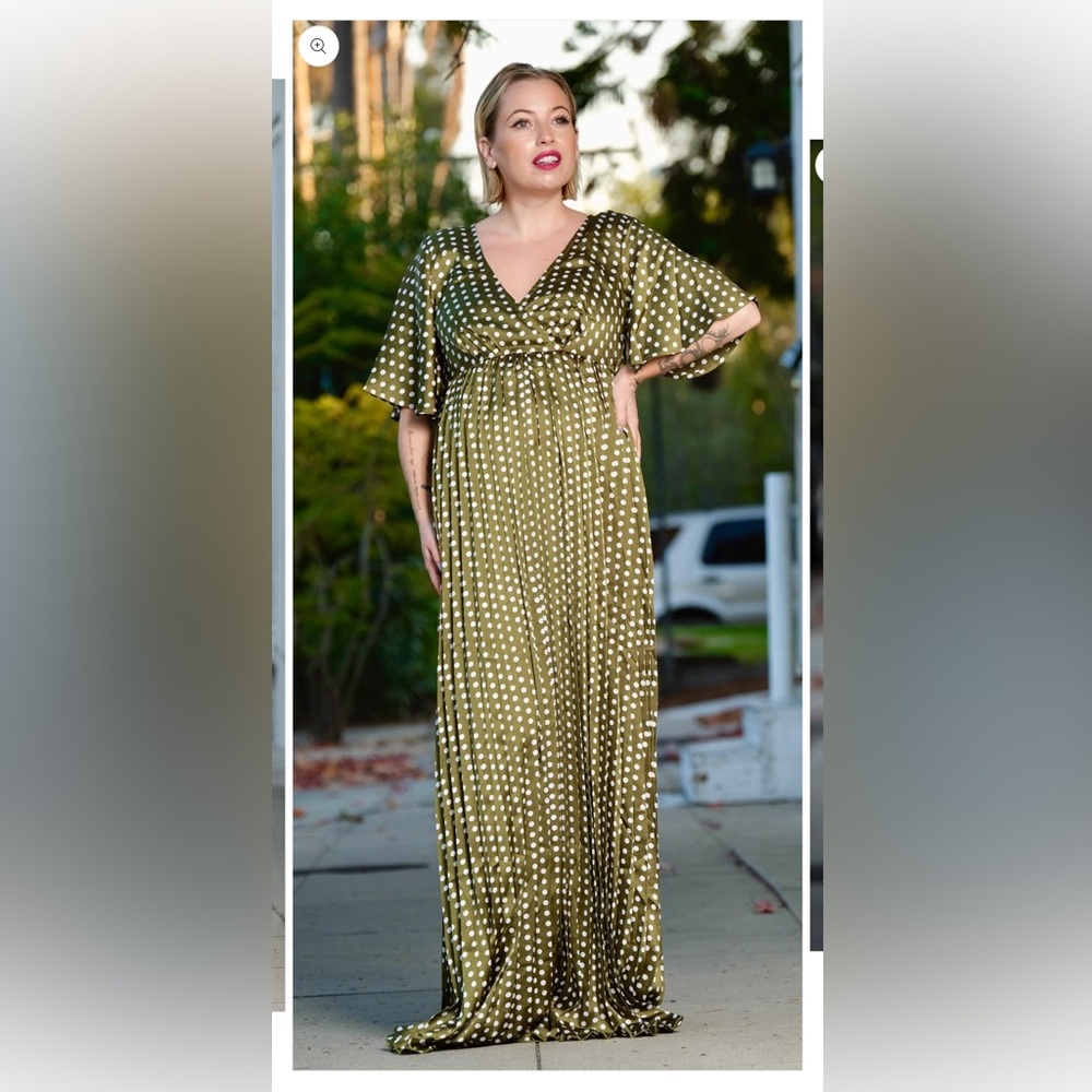 Dress Day Polka Dot Maxi Dress